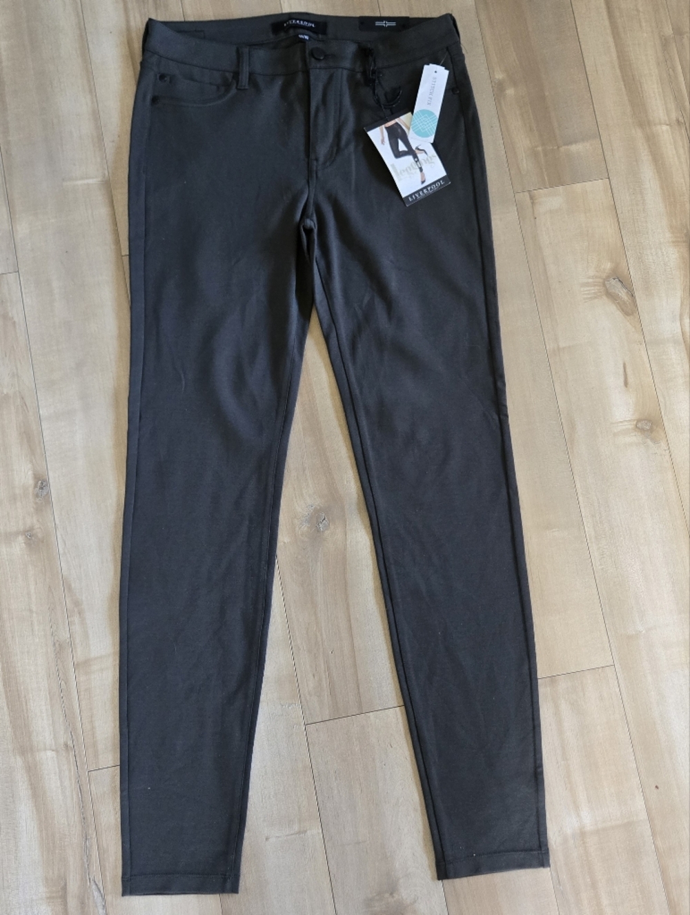 Liverpool Jeans Company Olive Skinny Stretch Pants Size 10/30